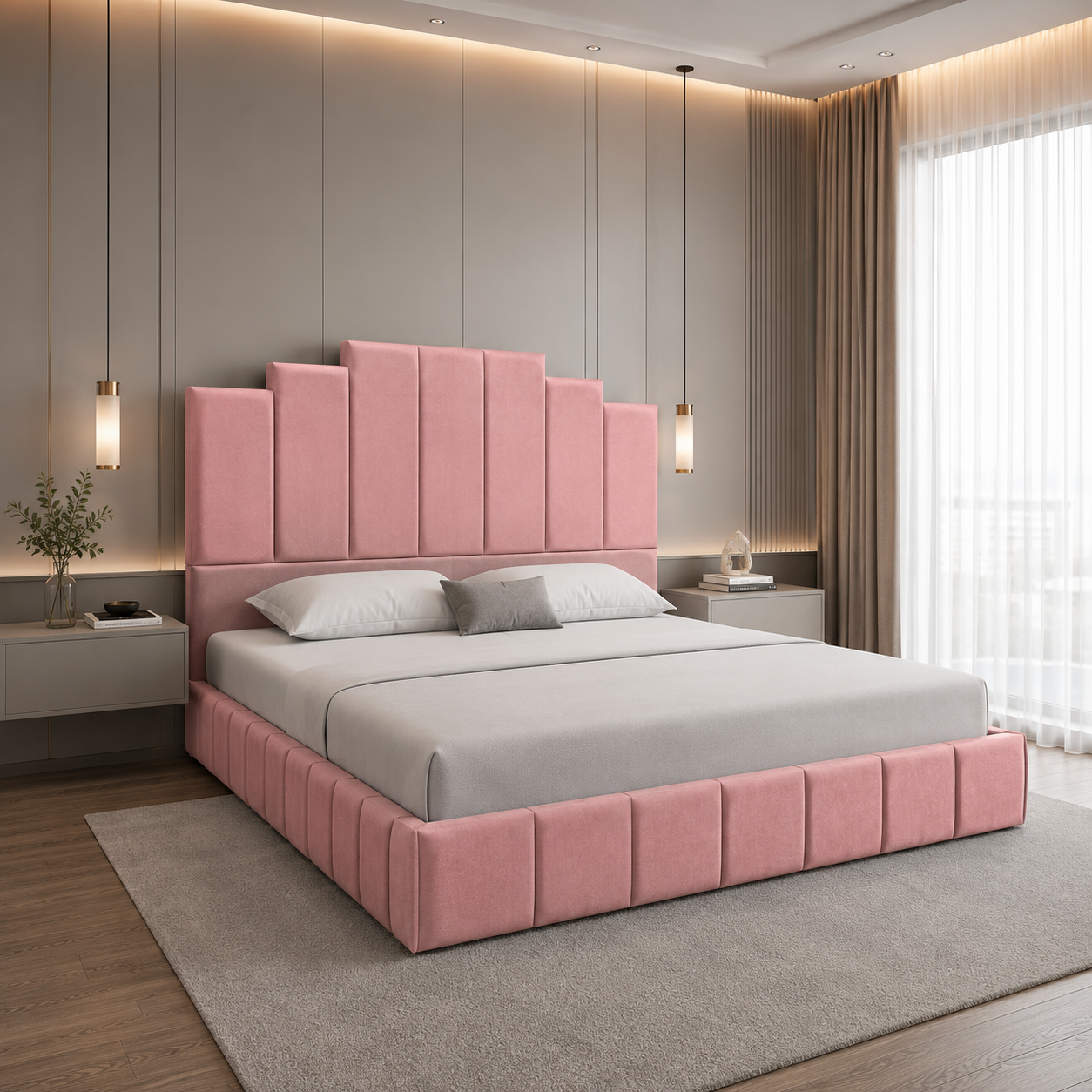 سرير نوم ميلانو Milano Bed بتصميم عصري